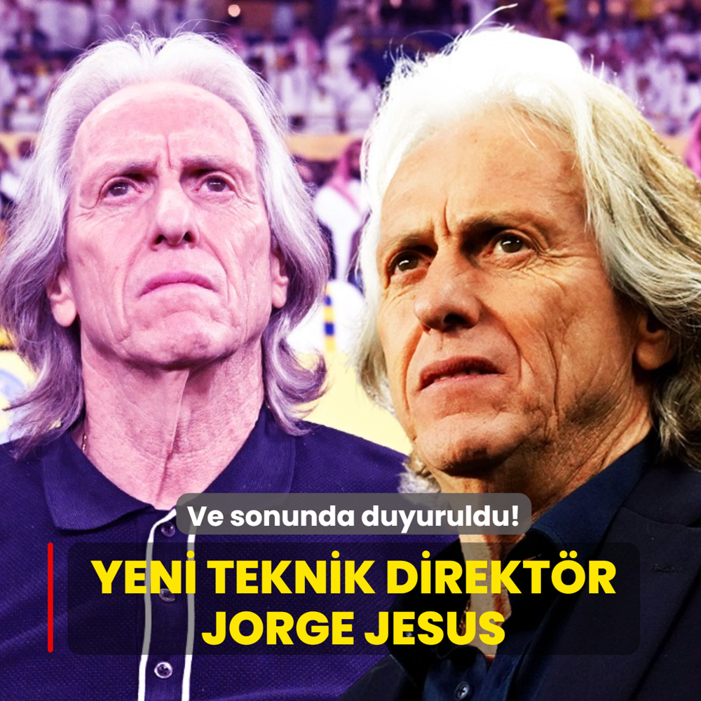 Ve sonunda duyuruldu! Yeni teknik direkt�r Jorge Jesus