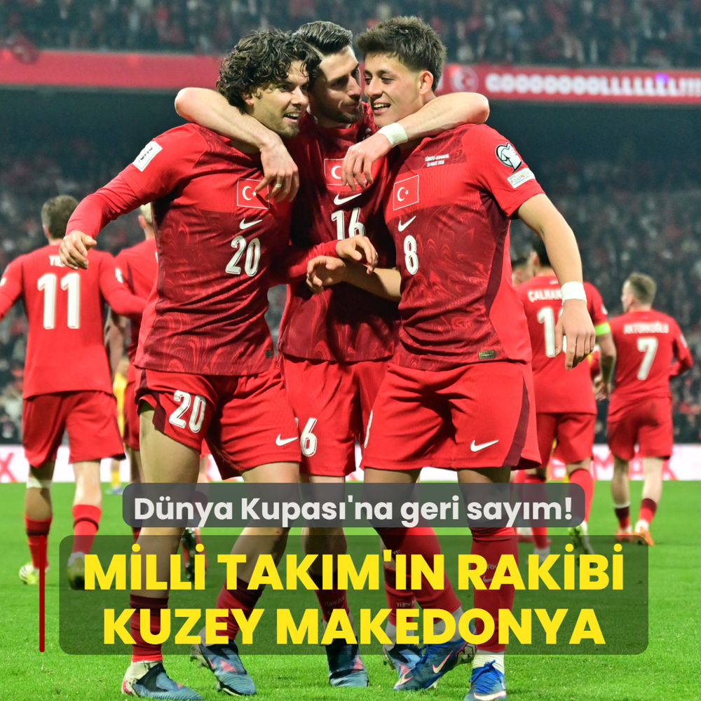 D�nya Kupas�'na geri say�m! A Milli Tak�m'�n rakibi Kuzey Makedonya