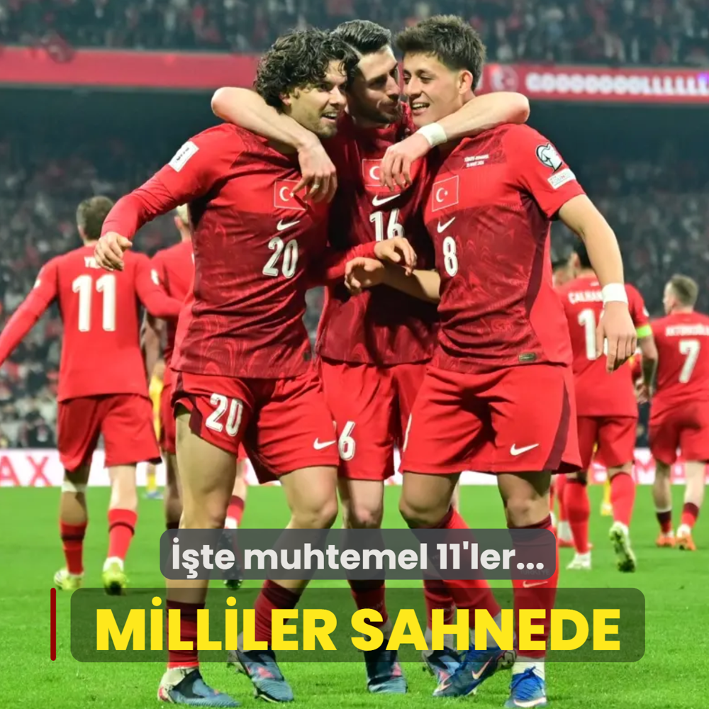 A Milli Tak�m'�n rakibi Kuzey Makedonya! ��te muhtemel 11'ler...