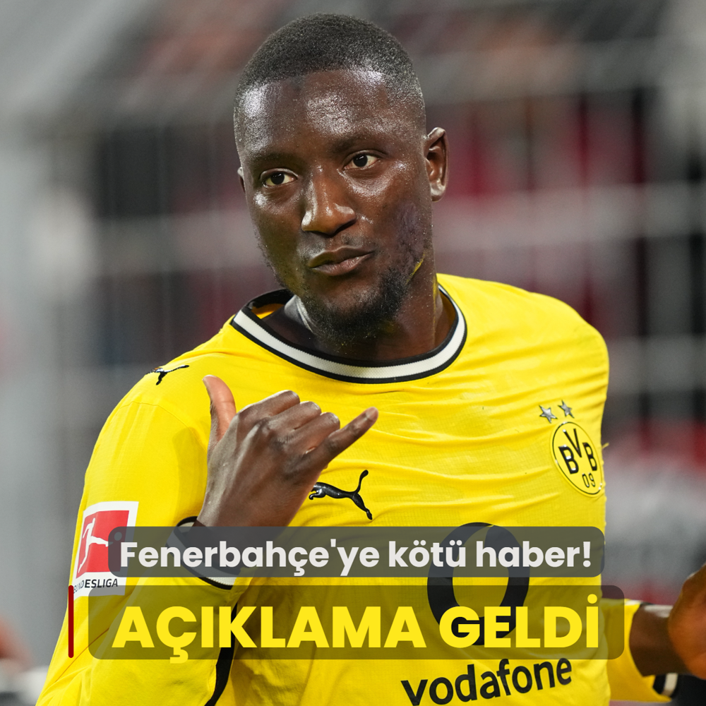 Fenerbah�e'ye k�t� haber! Borussia Dortmund'dan Serhou Guirassy a��klamas�
