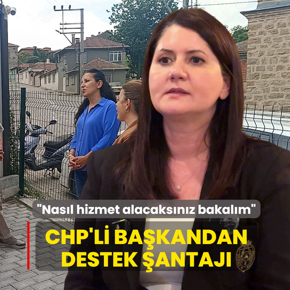 CHP'li ba�kandan destek �antaj�... �Nas�l hizmet alacaks�n�z bakal�m�