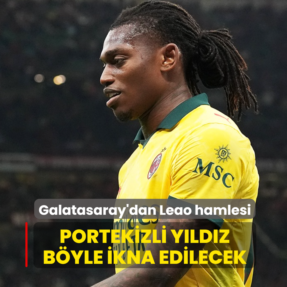 Galatasaray'dan Rafael Leao hamlesi! Portekizli y�ld�z b�yle ikna edilecek
