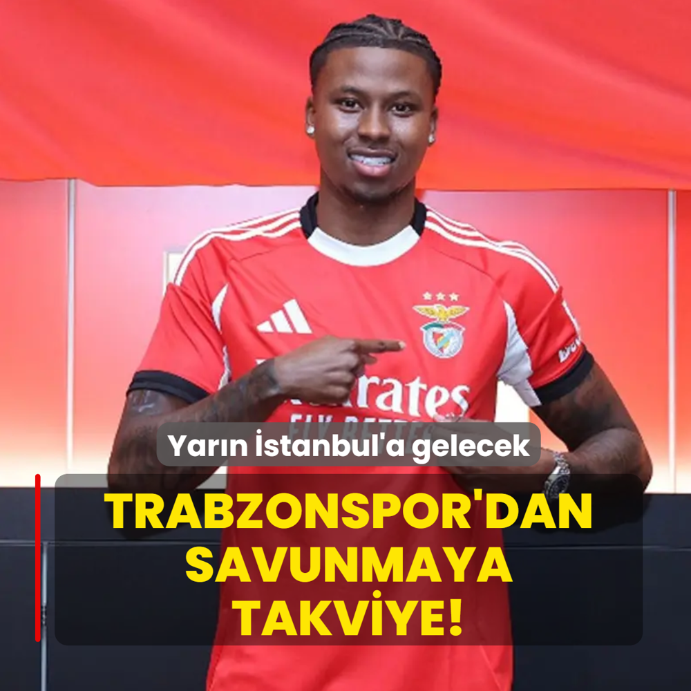 Trabzonspor'dan savunmaya takviye! Yar�n �stanbul'a gelecek