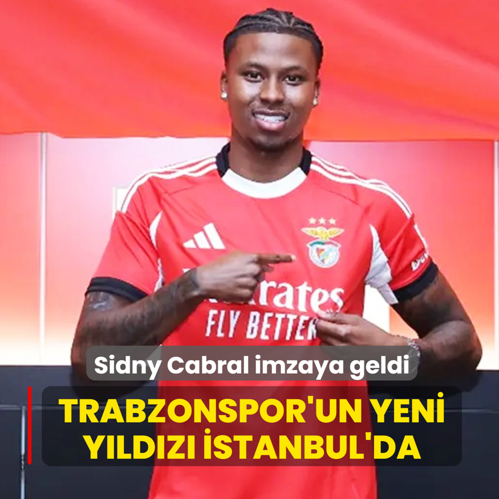 Trabzonspor'un yeni y�ld�z� �stanbul'da! Sidny Cabral imzaya geldi