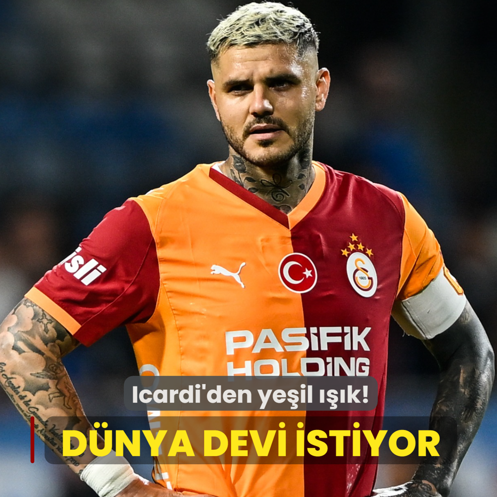 D�nya devi pe�inde! Mauro Icardi'den ye�il ���k