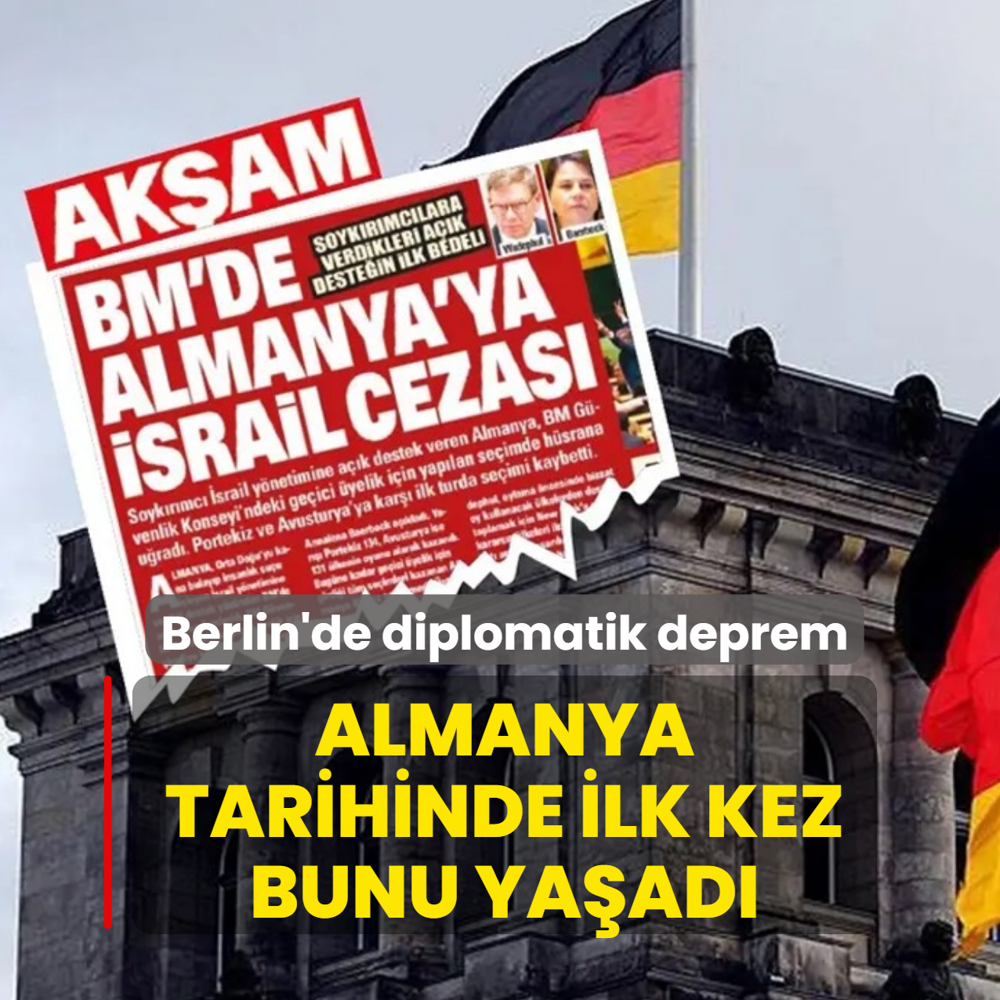 Berlin'de diplomatik deprem! Almanya tarihinde ilk kez bunu ya�ad�