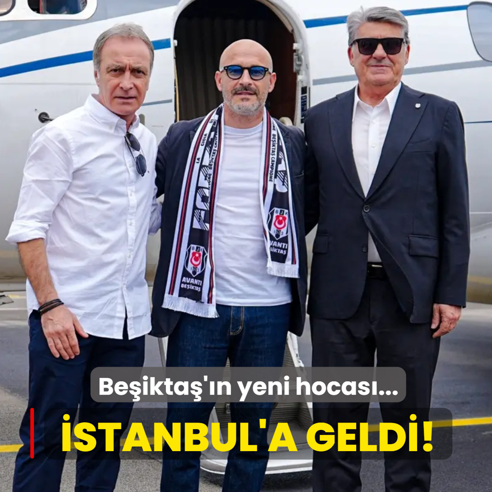 �stanbul'a geldi! Be�ikta�'�n yeni hocas� Vincenzo Italiano