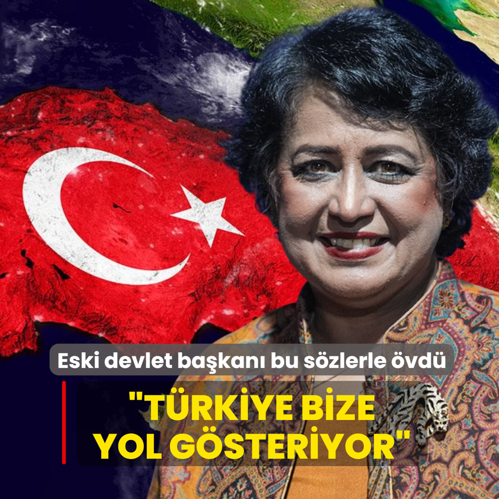 Eski devlet ba�kan� bu s�zlerle �vd�: T�rkiye bize yol g�steriyor