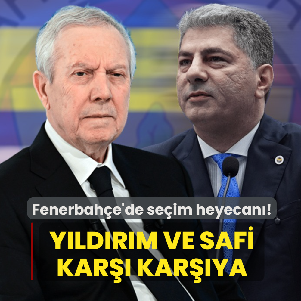 Fenerbah�e'de se�im heyecan�! Aziz Y�ld�r�m ve Hakan Safi kar�� kar��ya