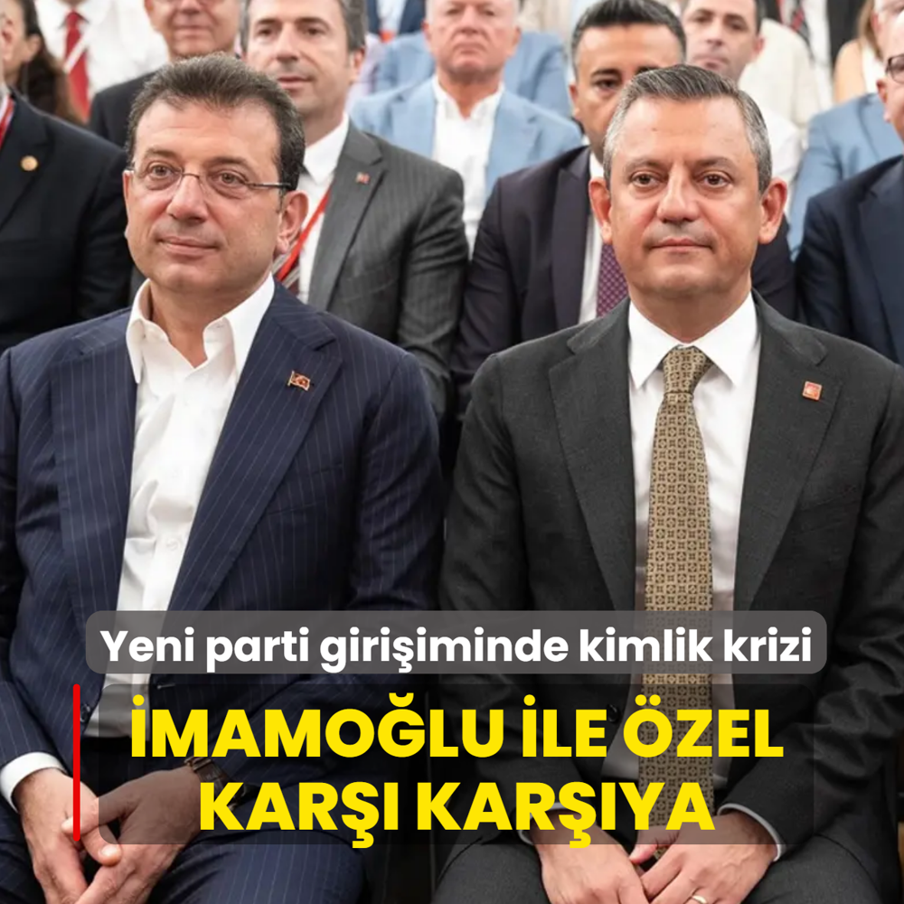 �mamo�lu ile �zel kar�� kar��ya! Yeni parti giri�iminde kimlik krizi