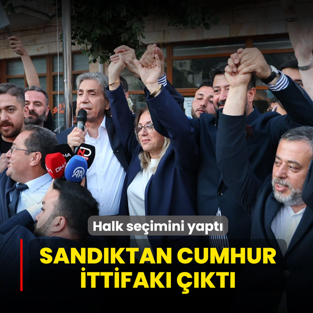 Halk se�imini yapt�: Sand�ktan Cumhur �ttifak� ��kt�