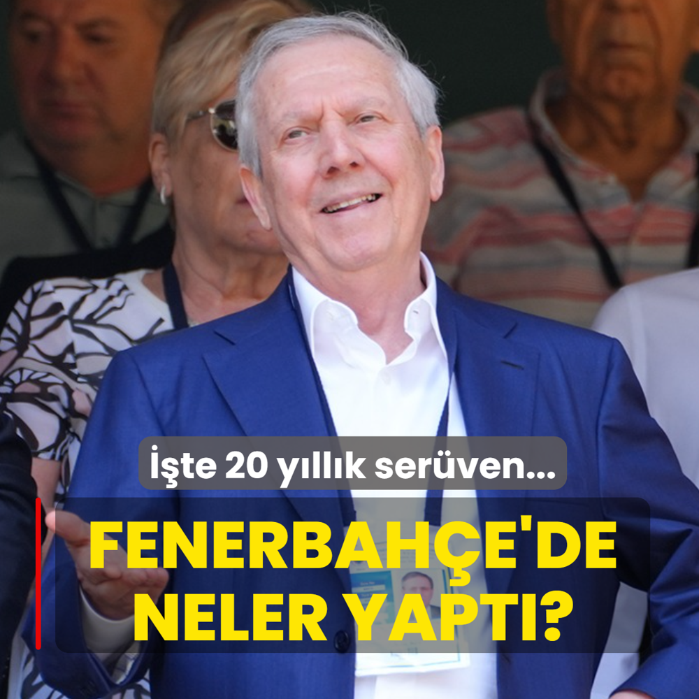 Aziz Y�ld�r�m Fenerbah�e'de neler yapt�? ��te 20 y�ll�k ser�ven...