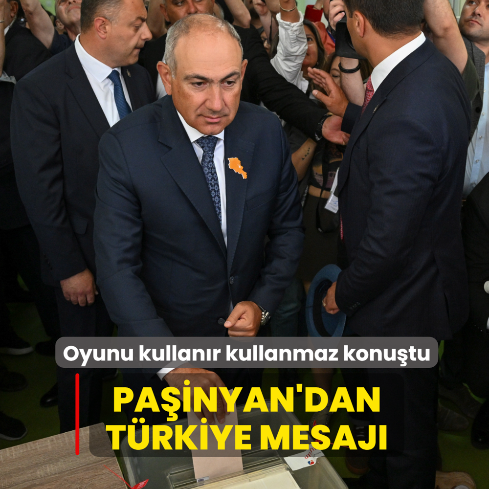 Oyunu kullan�r kullanmaz konu�tu: Pa�inyan'dan T�rkiye mesaj�
