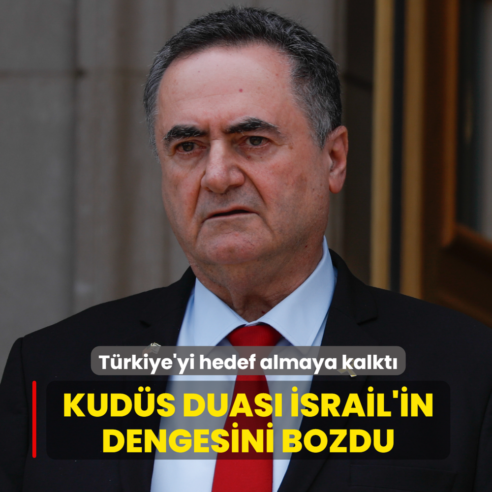 Kud�s duas� �srail'in dengesini bozdu... T�rkiye'yi hedef almaya kalkt�