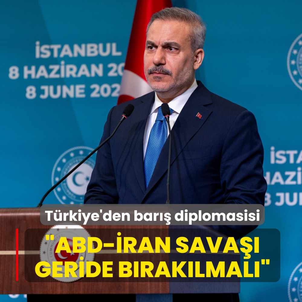 T�rkiye'den bar�� diplomasisi... Bakan Fidan: ABD-�ran sava�� geride b�rak�lmal�