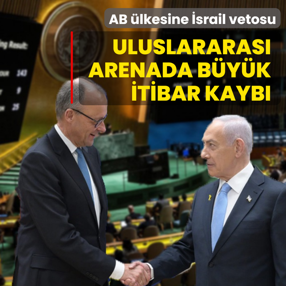 Uluslararas� arenada b�y�k itibar kayb�! AB �lkesine �srail vetosu