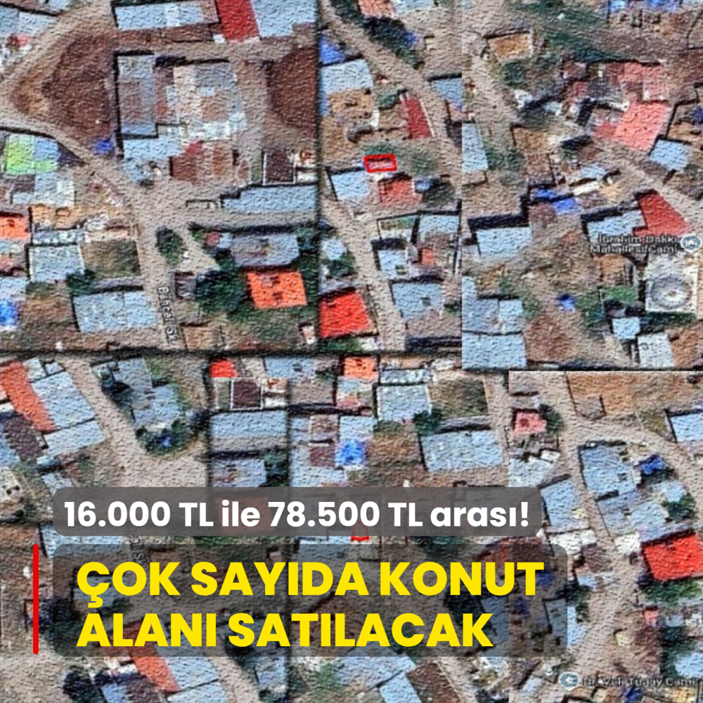 Milli Emlak duyurdu: 16.000 TL ile 78.500 TL aras�! �ok say�da konut alan� sat�lacak...