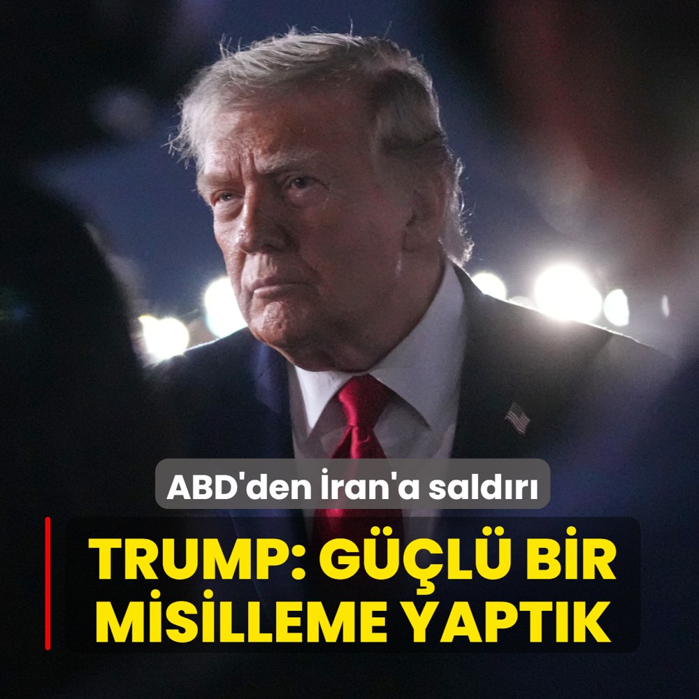 ABD'den �ran'a sald�r�... Trump: G��l� bir misilleme yapt�k