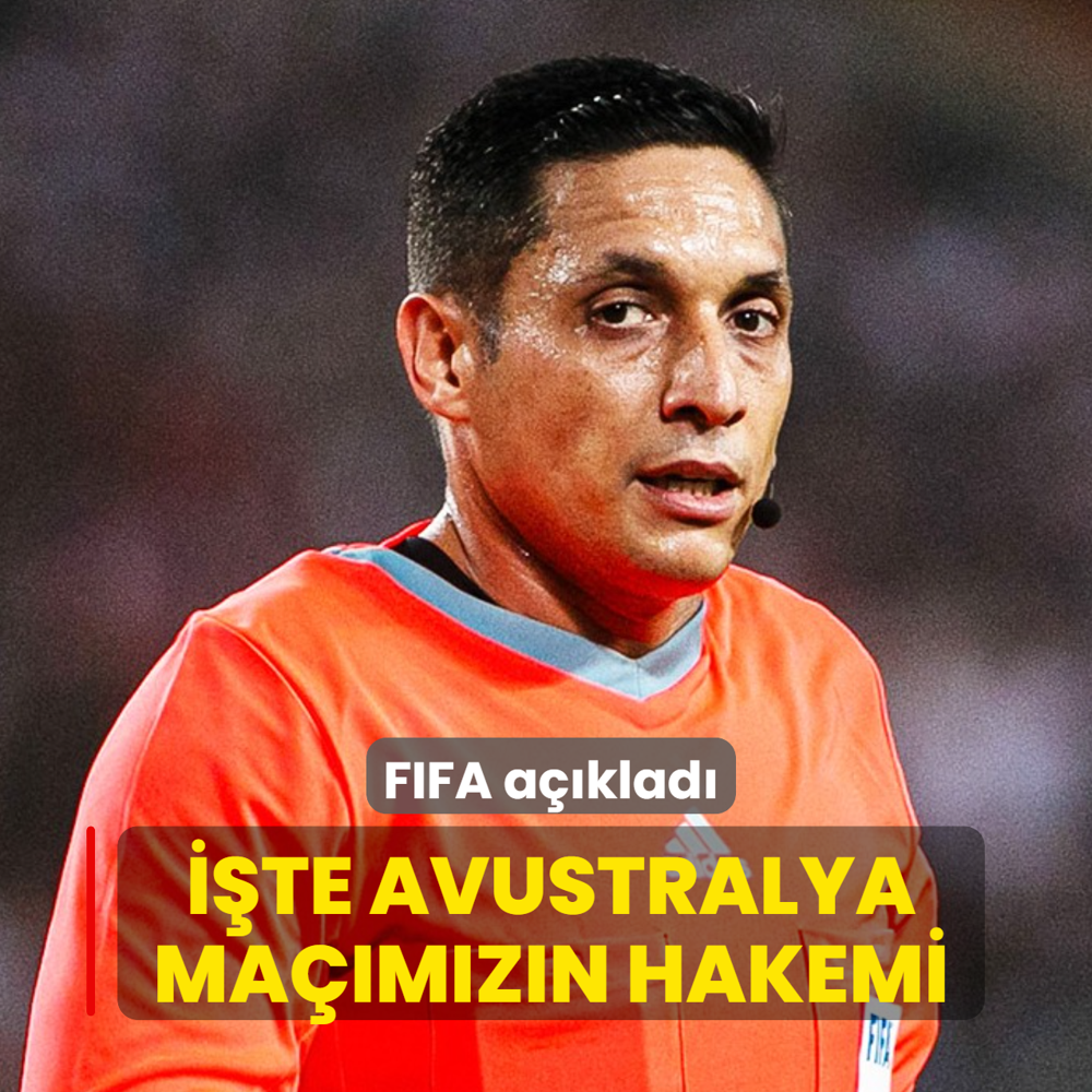 Millilerin, Avustralya ile oynayaca�� ma��n hakemi belli oldu
