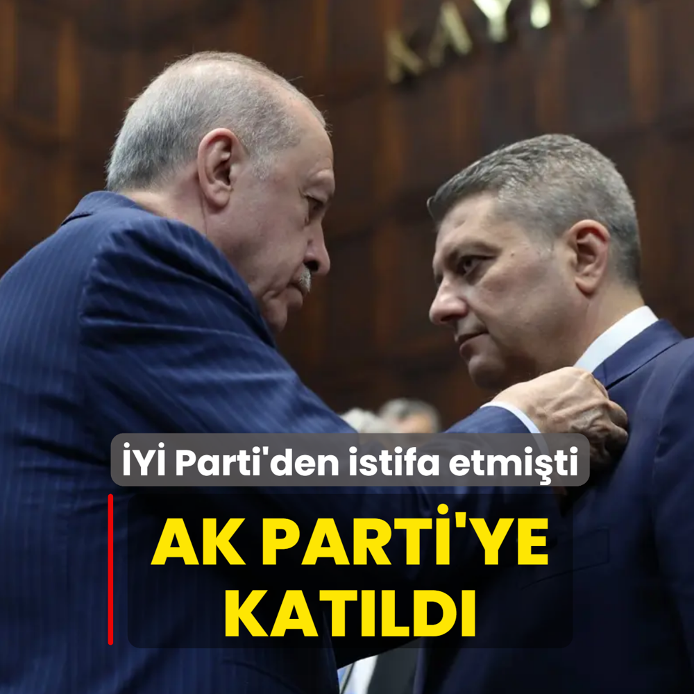 �Y� Parti'den istifa etmi�ti: AK Parti'ye kat�ld�