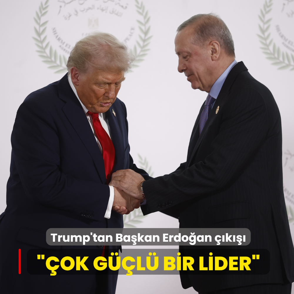 Trump'tan Ba�kan Erdo�an ��k���... ��ok g��l� bir lider�