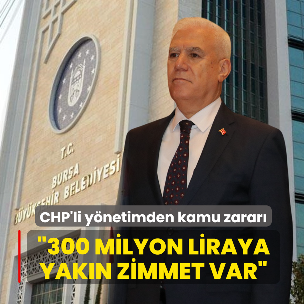 CHP'li y�netimden kamu zarar�... �300 milyon liraya yak�n bir zimmet var�