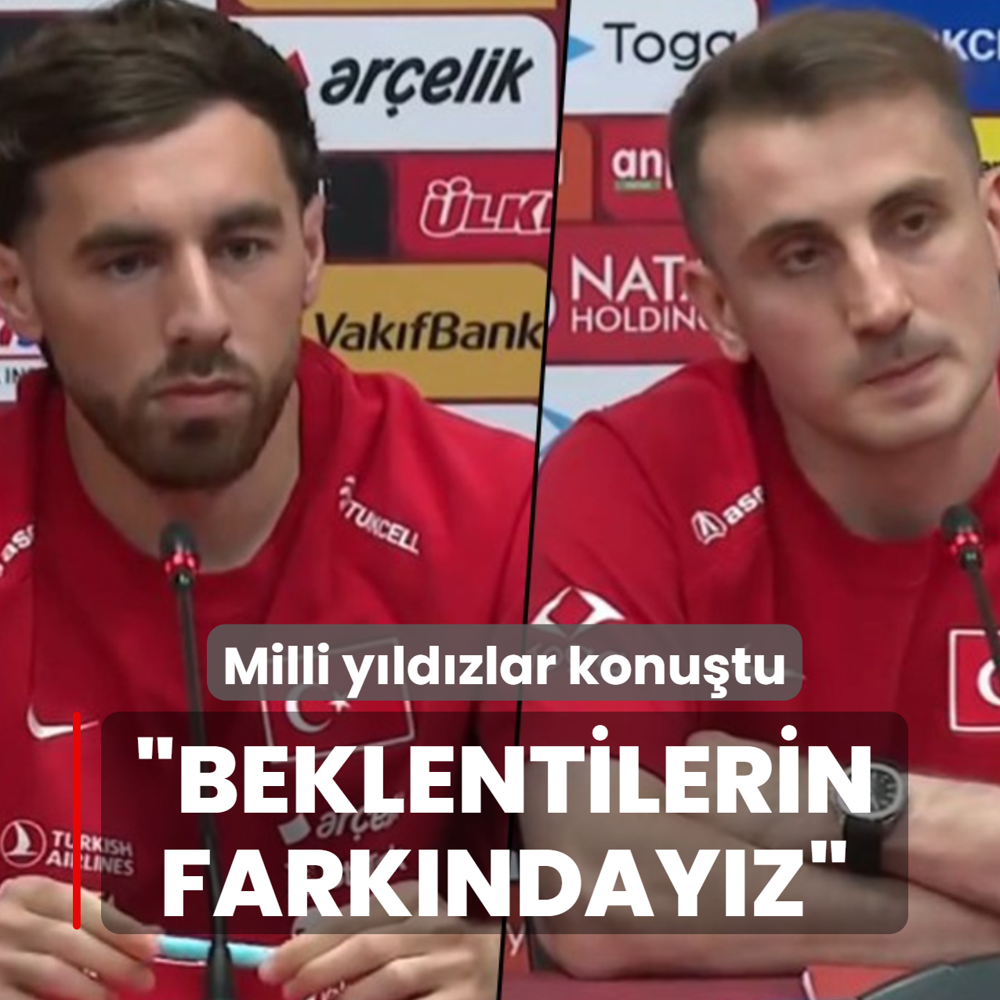 Milli y�ld�zlar konu�tu! �Taraftar�m�z�n beklentilerinin fark�nday�z�