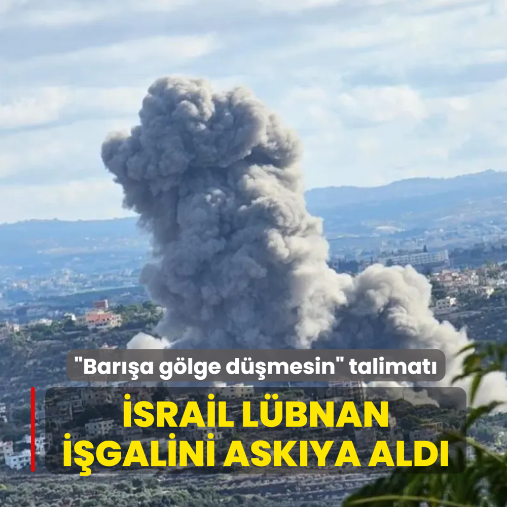 �Bar��a g�lge d��mesin� talimat�... �srail L�bnan sald�r�lar�n� ask�ya ald�