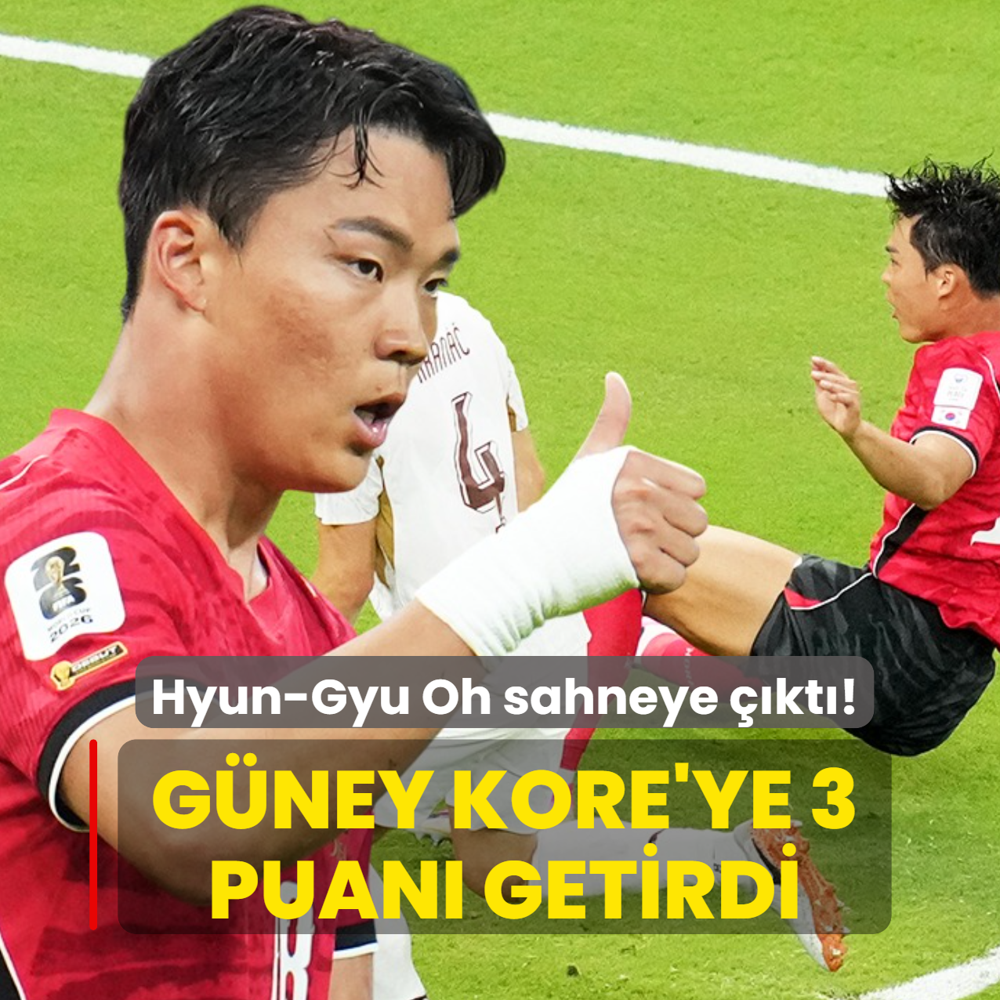 Be�ikta�l� Hyun-Gyu Oh sahneye ��kt�! G�ney Kore 3 puana uzand�