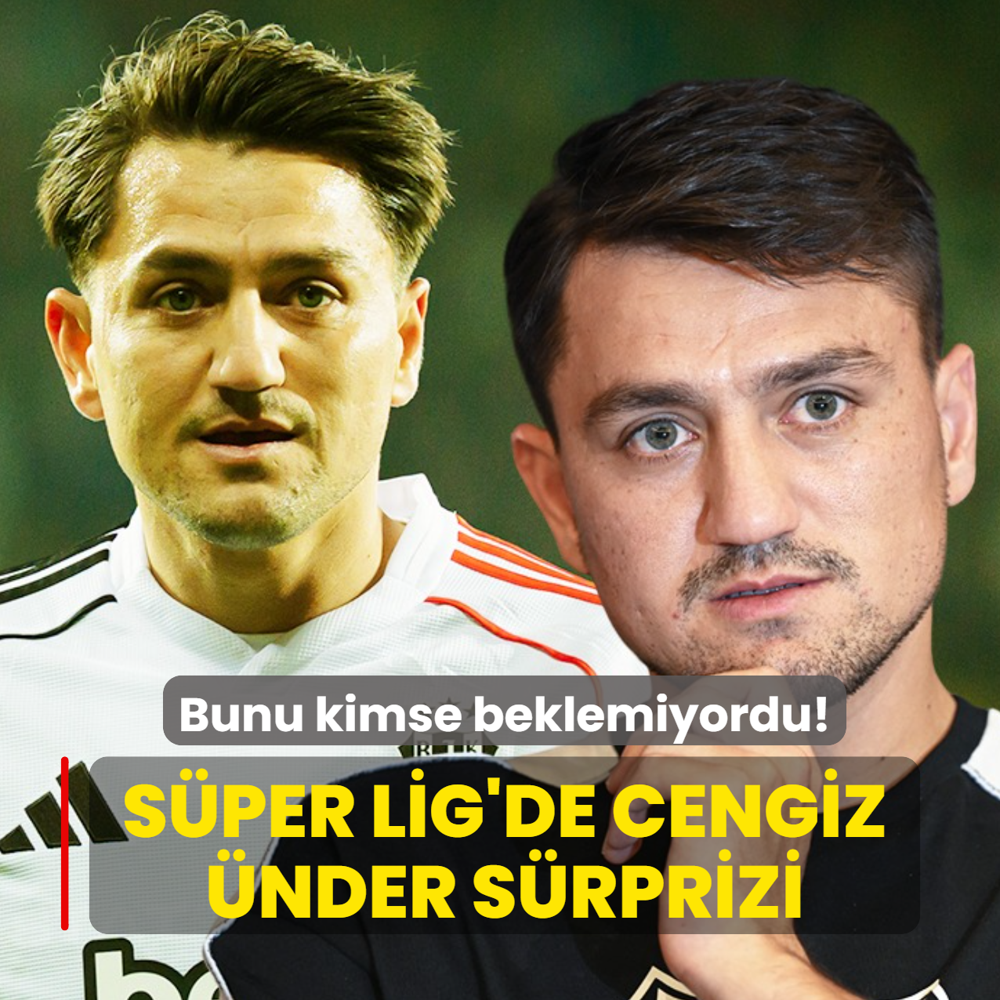 Bunu kimse beklemiyordu! S�per Lig'de Cengiz �nder s�rprizi