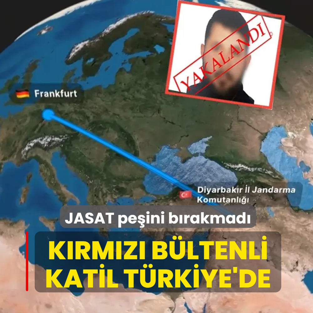 JASAT pe�ini b�rakmad�! K�rm�z� b�ltenli katil T�rkiye'de