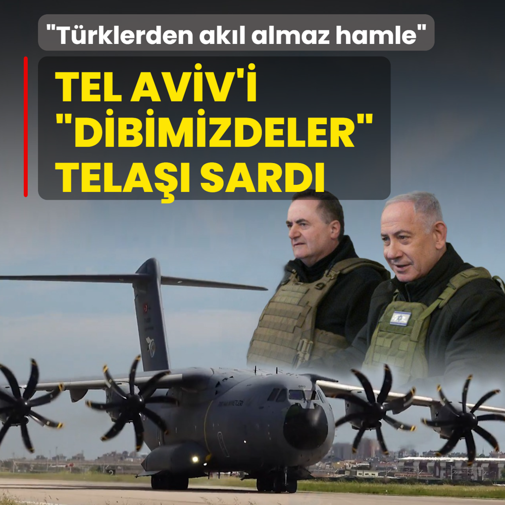 �srail'i �dibimizdeler� tela�� sard�: T�rklerden ak�l almaz hamle