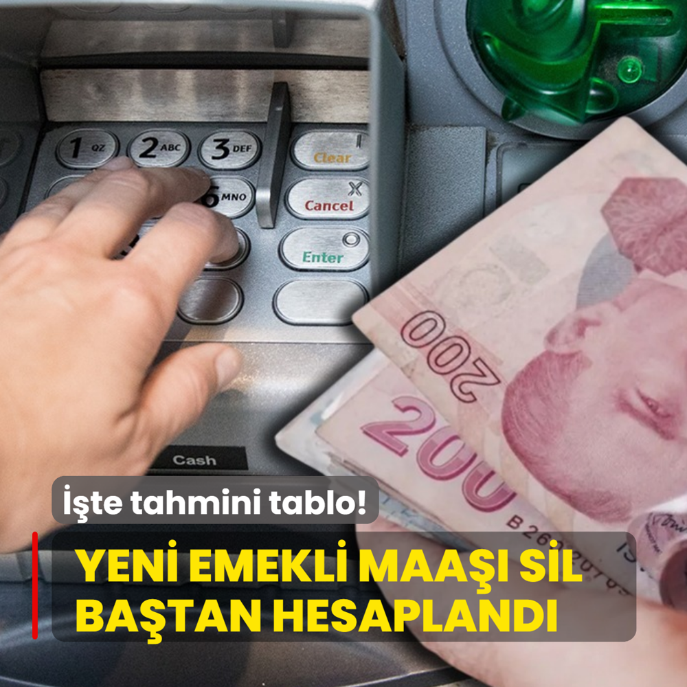 Yeni emekli maa�� sil ba�tan hesapland�! 20.000 TL ve �st� alan SSK ile Ba�-Kur'lu...
