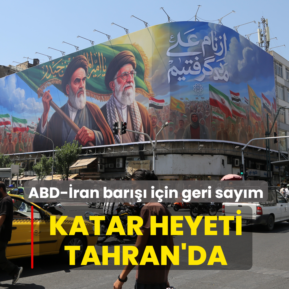 ABD-�ran bar��� i�in geri say�m: Katar heyeti Tahran'da