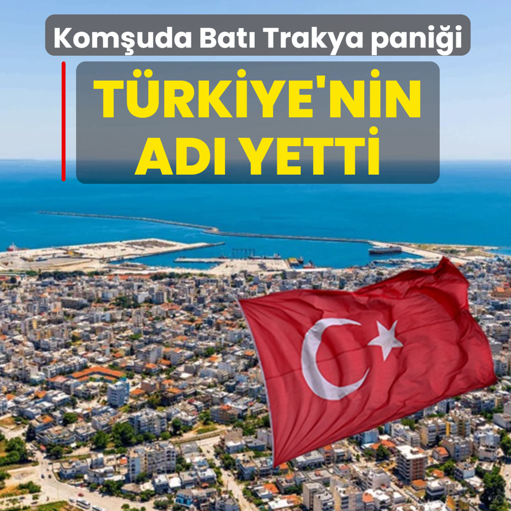 Kom�uda Bat� Trakya pani�i: T�rkiye'nin ad� yetti