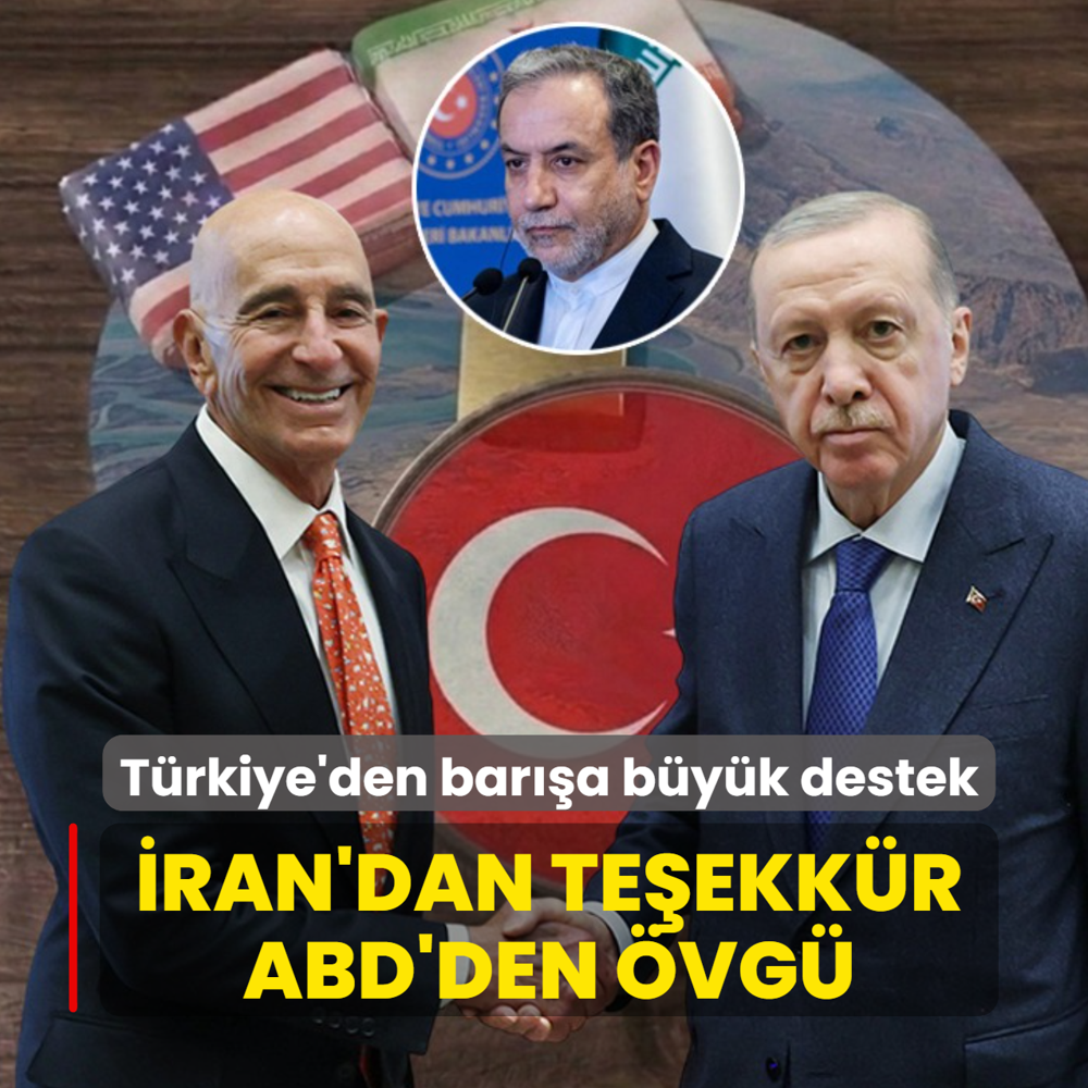 T�rkiye'den bar��a b�y�k destek: �ran'dan te�ekk�r, ABD'den �vg�