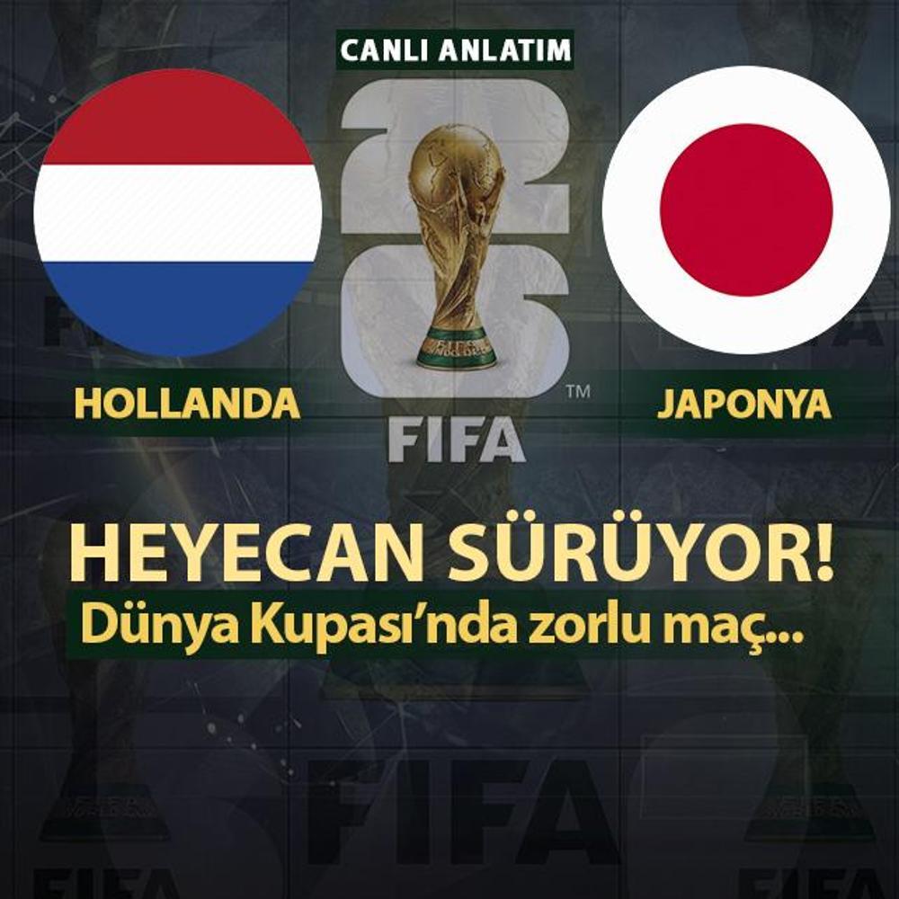 CANLI: Hollanda - Japonya
