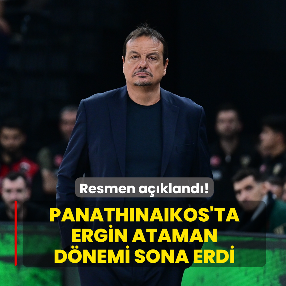 Panathinaikos'ta Ergin Ataman d�nemi sona erdi!