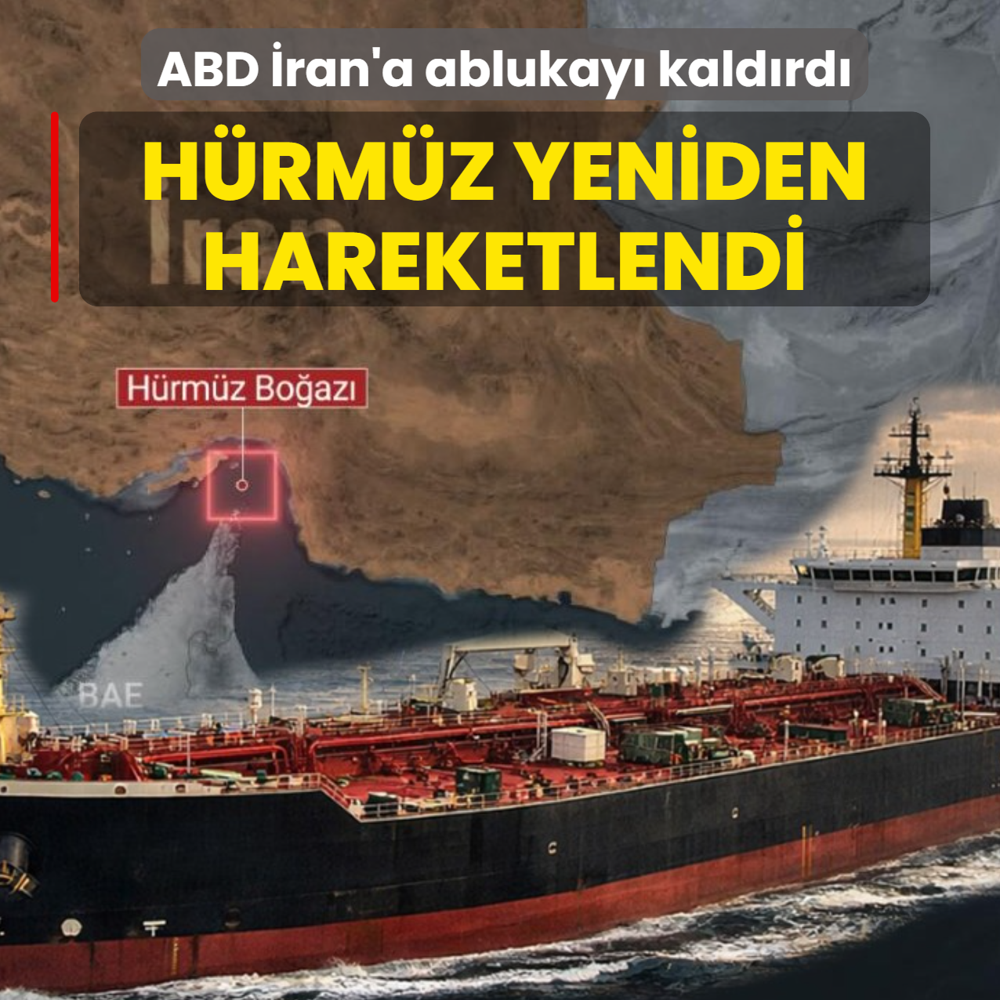 ABD �ran'a ablukay� kald�rd�! H�rm�z yeniden hareketlendi