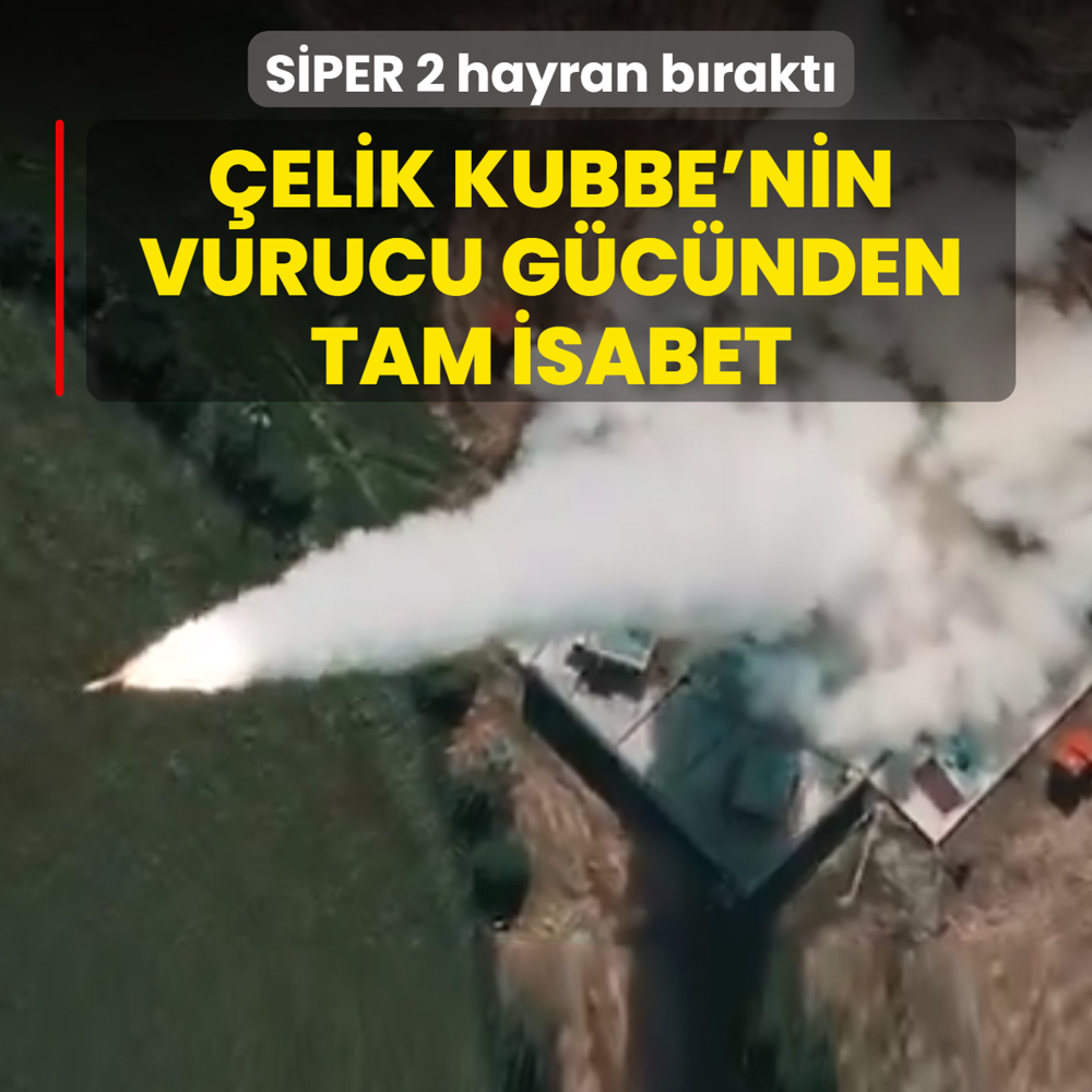 �elik Kubbe'nin vurucu g�c�nden tam isabet! S�PER 2 hayran b�rakt�