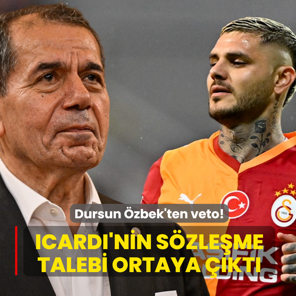 Icardi'nin yeni s�zle�me talebi ortaya ��kt�! Dursun �zbek'ten veto