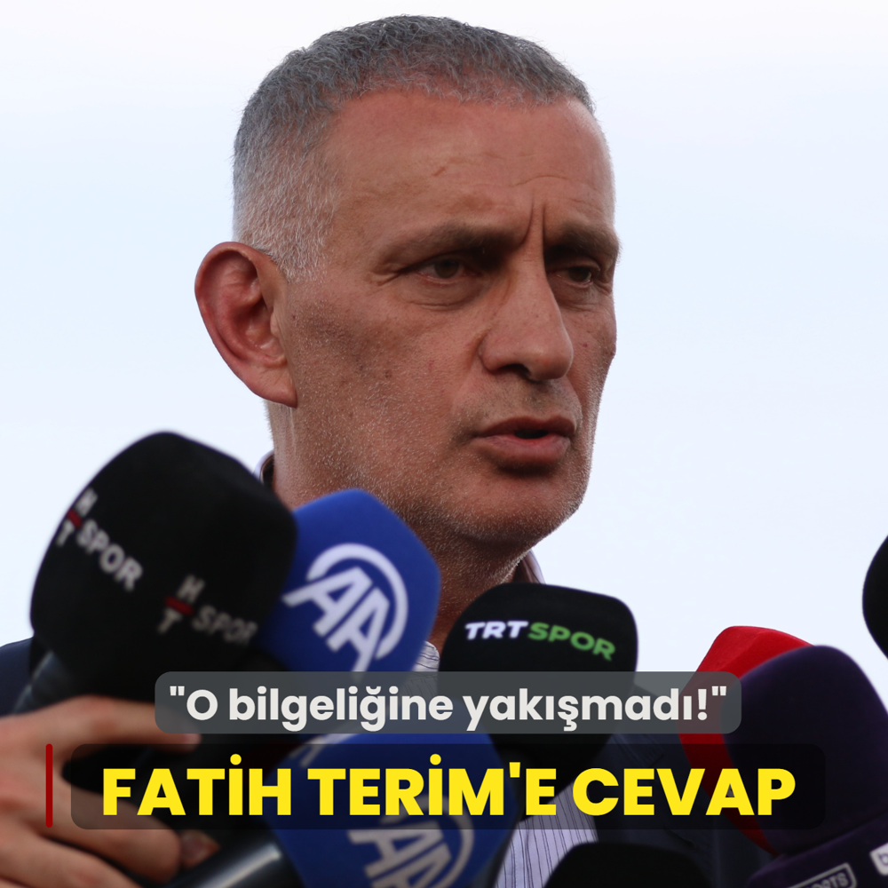 TFF Ba�kan� �brahim Hac�osmano�lu'ndan Fatih Terim'e cevap! �O bilgeli�ine yak��mad��