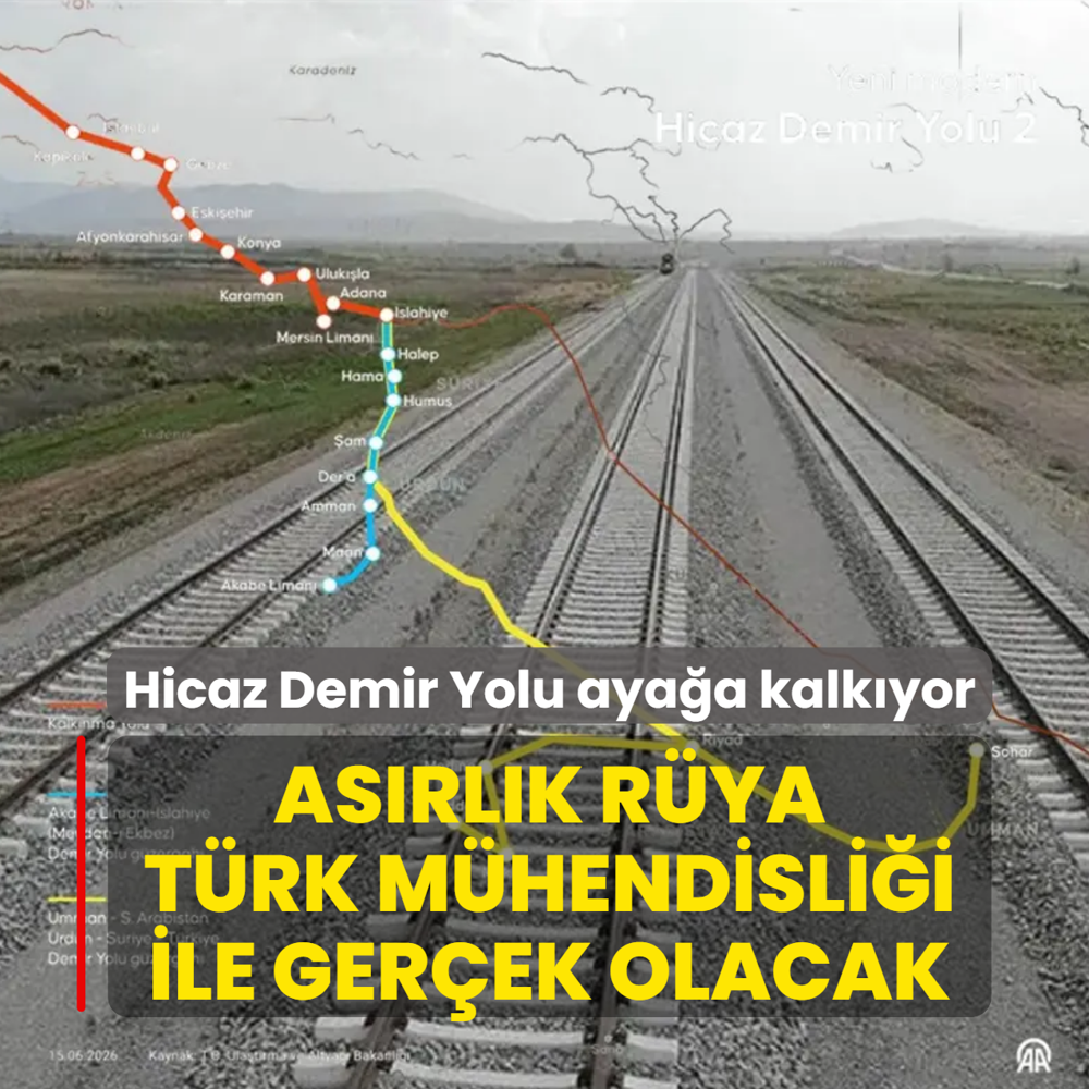 As�rl�k r�ya T�rk m�hendisli�i ile ger�ek olacak! Modern Hicaz Demir Yolu aya�a kalk�yor