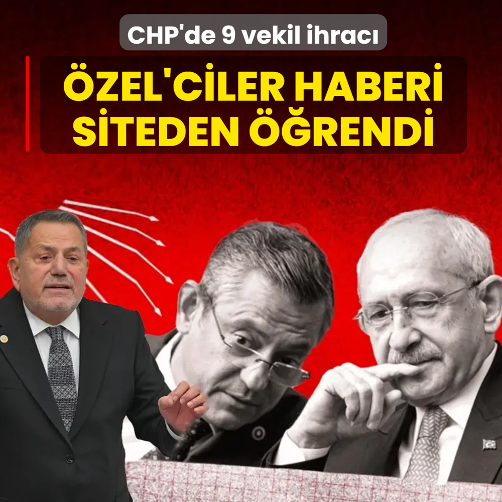 CHP'de 138'den 129'a sert d����! �zel'cilerden �ihrac� siteden ��rendik� isyan�
