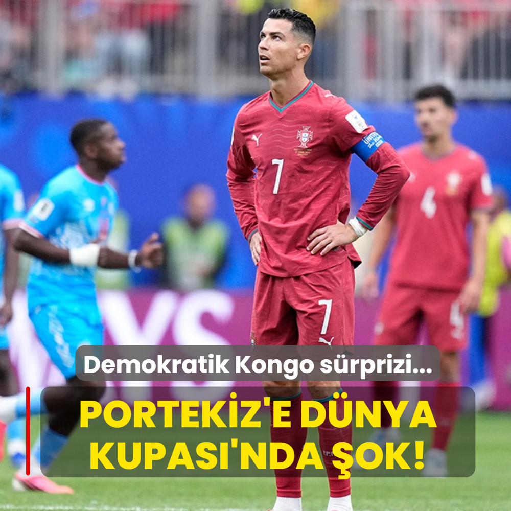 Demokratik Kongo s�rprizi! Portekiz'e D�nya Kupas�'nda �ok