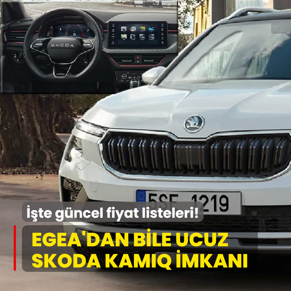 Skoda fiyatlar� d���rd�: Kamiq ara�ta indirim! Egea'dan bile ucuz SUV imkan�