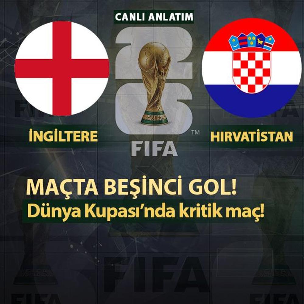 CANLI: �ngiltere - H�rvatistan