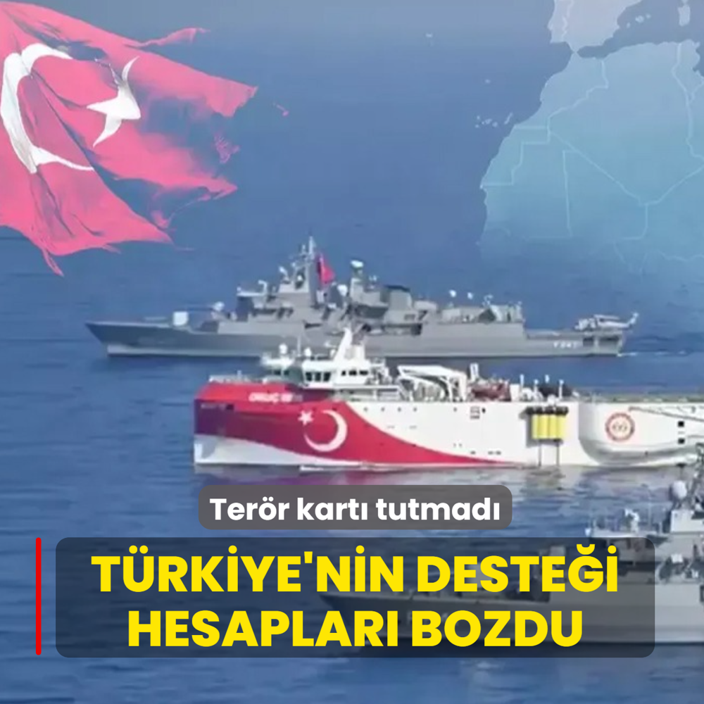 Ter�r kart� tutmad�! T�rkiye'nin deste�i hesaplar� bozdu