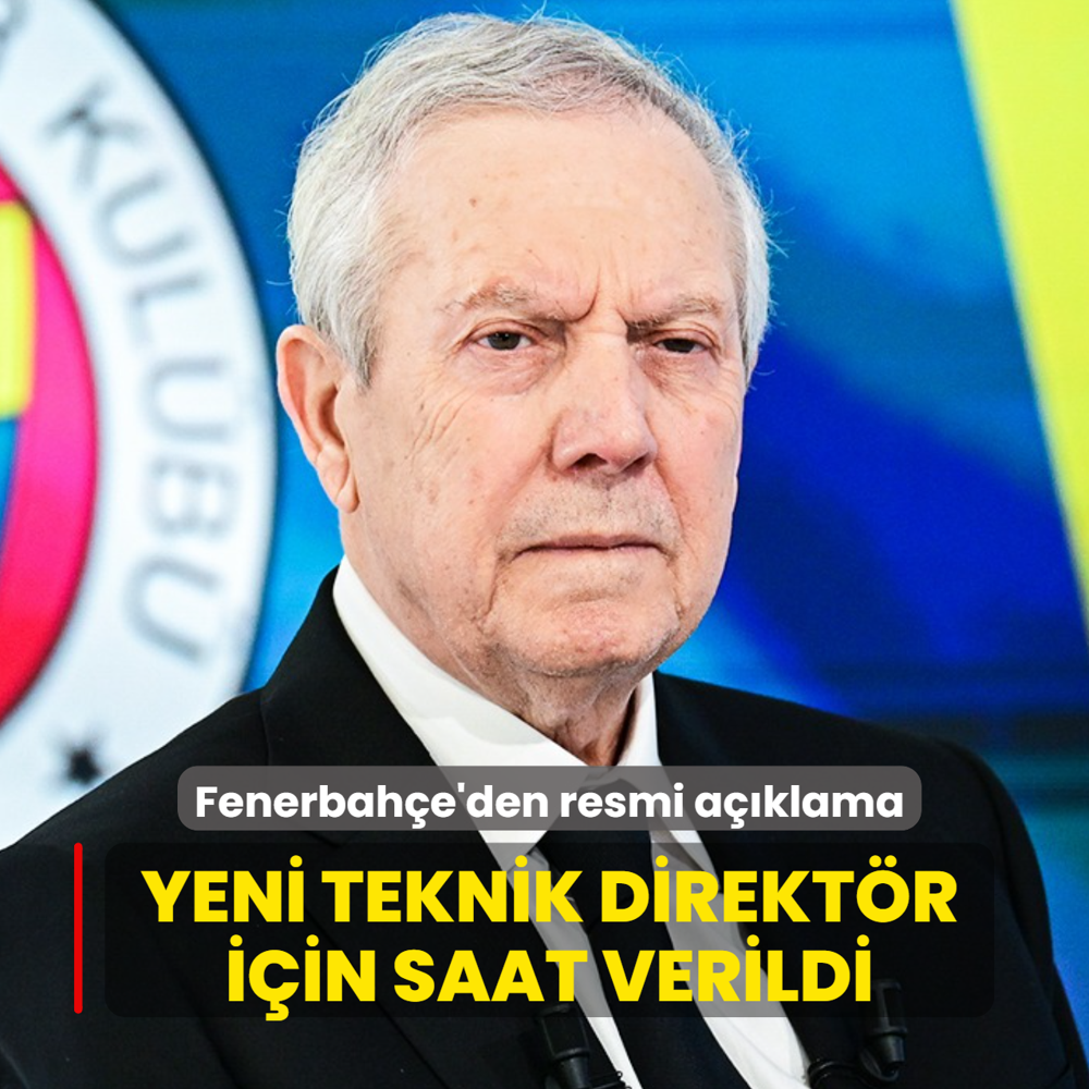 Ve Fenerbah�e'den resmi a��klama! Yeni teknik direkt�r i�in saat verildi
