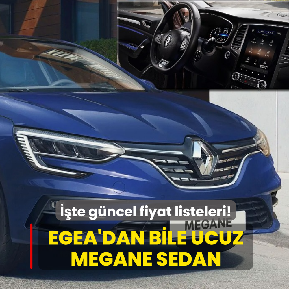 Renault indirimi duyurdu: Egea'dan bile ucuz Megane Sedan! ��te g�ncel fiyat listeleri...